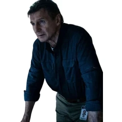 Liam Neeson The Fix 2026 Blue Shirt