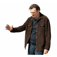 Liam Neeson The Mongoose 2026 Brown Suede Jacket