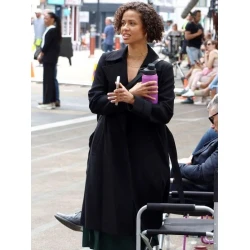 Lift 2024 Gugu Mbatha-Raw Black Trench Coat