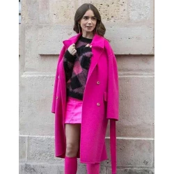 Lily Collins Emily in Paris Coat