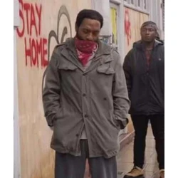 Locked Down Chiwetel Ejiofor Grey Jacket