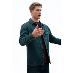 Lucas Adams The Young and The Restless Green Demin Jacket