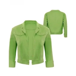 Luck Sam Greenfield Green Cotton Jacket