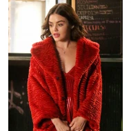 Lucy Hale Katy Keene Fur Coat