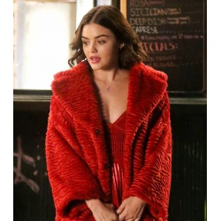 Lucy Hale Katy Keene Fur Coat Lucy Hale Katy Keene Fur Coat