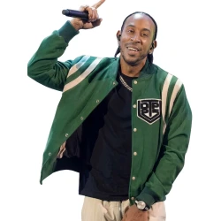 Ludacris iHeartRadio Music Awards 2026 Green Varsity Jacket Ludacris iHeartRadio Music Awards 2026 Green Varsity Jacket