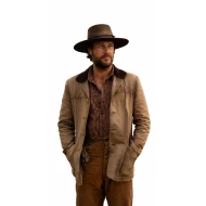 Luke Bracey Little House on the Prairie 2026 Tan Brown Cotton Jacket
