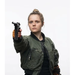 Lulu Wilson The Last Temptation of Becky Olive Green Bomber Jacket Lulu Wilson The Last Temptation of Becky Olive Green Bomber Jacket