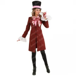 Mad Hatter Womens Halloween Coat