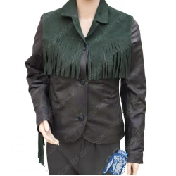 Maeve Wiley Sex Education Fringe Jacket