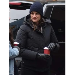 Maggie Bell FBI Black Hooded Jacket