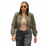 Maigret S02 Shaniqua Okwok Green Bomber Jacket
