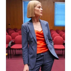 Marla Grayson I Care a Lot Grey Blazer