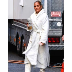 Marry Me Jennifer Lopez White Coat