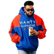 Marty Supreme Karl Anthony Towns Blue Jacket