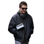 Marty Supreme Timothee Chalamet Black Bomber Jacket
