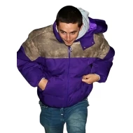 Marty Supreme Timothee Chalamet Purple Jacket