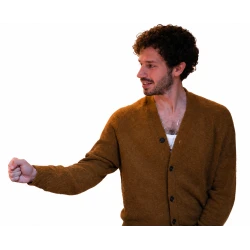 Masterplan 2026 Victor Belmondo Brown Cardigan Sweater Masterplan 2026 Victor Belmondo Brown Cardigan Sweater