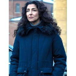 Mayor of Kingstown S04 Evelyn Blue Parka Jacket