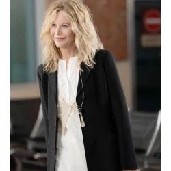 Meg Ryan What Happens Later 2023 Black Coat
