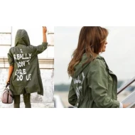 Melania Trump I Really Dont Care Raincoat