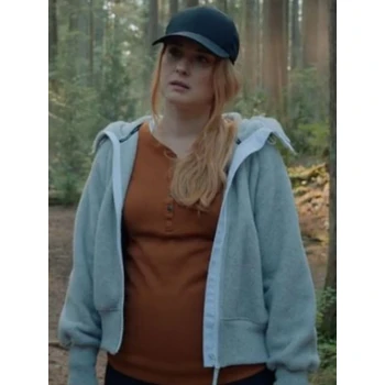 Style Inspiration Rock Alexandra Breckenridge Iconic Grey Jacket from Virgin River Season 5