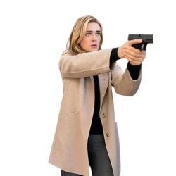 Melissa Roxburgh The Hunting Party S02 Wool Coat Melissa Roxburgh The Hunting Party S02 Wool Coat