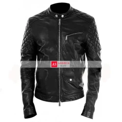 Men Black Leather Motorcyle Leather Jacket Men Black Leather Motorcyle Leather Jacket