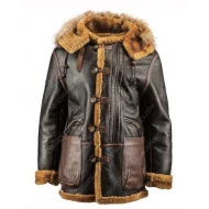 Mens Shearling Winter Coat