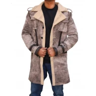 Sheepskin Shearling Coat Mens