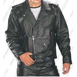 Mens Classic Top Grade Biker Jacket Mens Classic Top Grade Biker Jacket