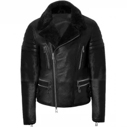 Mens Designer Jacket with Fur Collar Mens Designer Jacket with Fur Collar