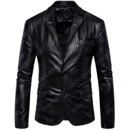 Mens Richard Classic New Zealand Lambskin Leather Blazer