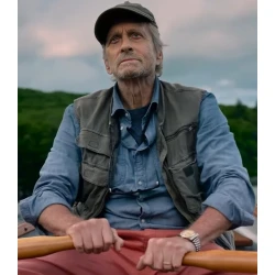 Michael Douglas Looking Through Water Cotton Vest