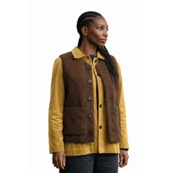 Michaela Coel The Christophers Brown Vest