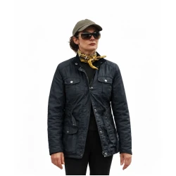 Michelle Gomez The Incomer 2026 Black Field Jacket