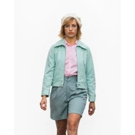 Michelle Jenner Berlin Green Cotton Jacket