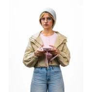 Michelle Jenner Berlin Beige Cotton Jacket