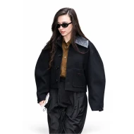 Mikey Madison Black Cropped Jacket