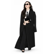 Mikey Madison Black Long Coat