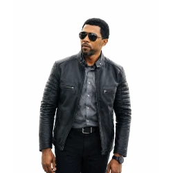Miles Mussenden The Town That Takes 2026 Black Leather Jacket