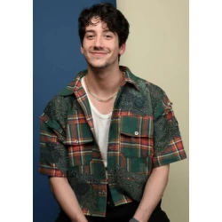 Milo Manheim Checked Shirt