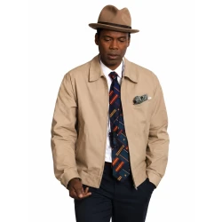 Misty Green 2026 Chris Rock Beige Cotton Jacket