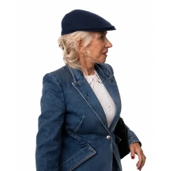 Mobland 2026 Helen Mirren Blue Denim Blazer