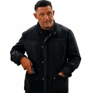 Mobland S02 Tom Hardy Black Cotton Jacket