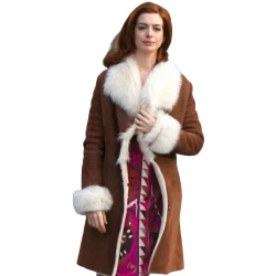 Modern Love Anne Hathaway Brown Coat Modern Love Anne Hathaway Brown Coat