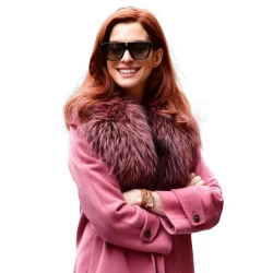Modern Love Anne Hathaway Pink Coat Modern Love Anne Hathaway Pink Coat