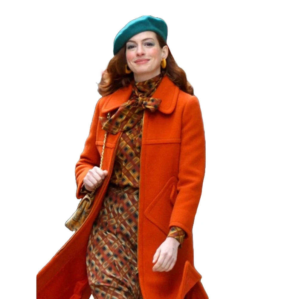 anne hathaway orange dress Anne hathaway one day
