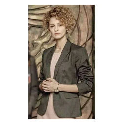 Money Heist Mónica Gaztambide Cotton Blazer Money Heist Mónica Gaztambide Cotton Blazer