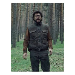 Money Heist S03 El Profesor Cotton Vest Money Heist S03 El Profesor Cotton Vest